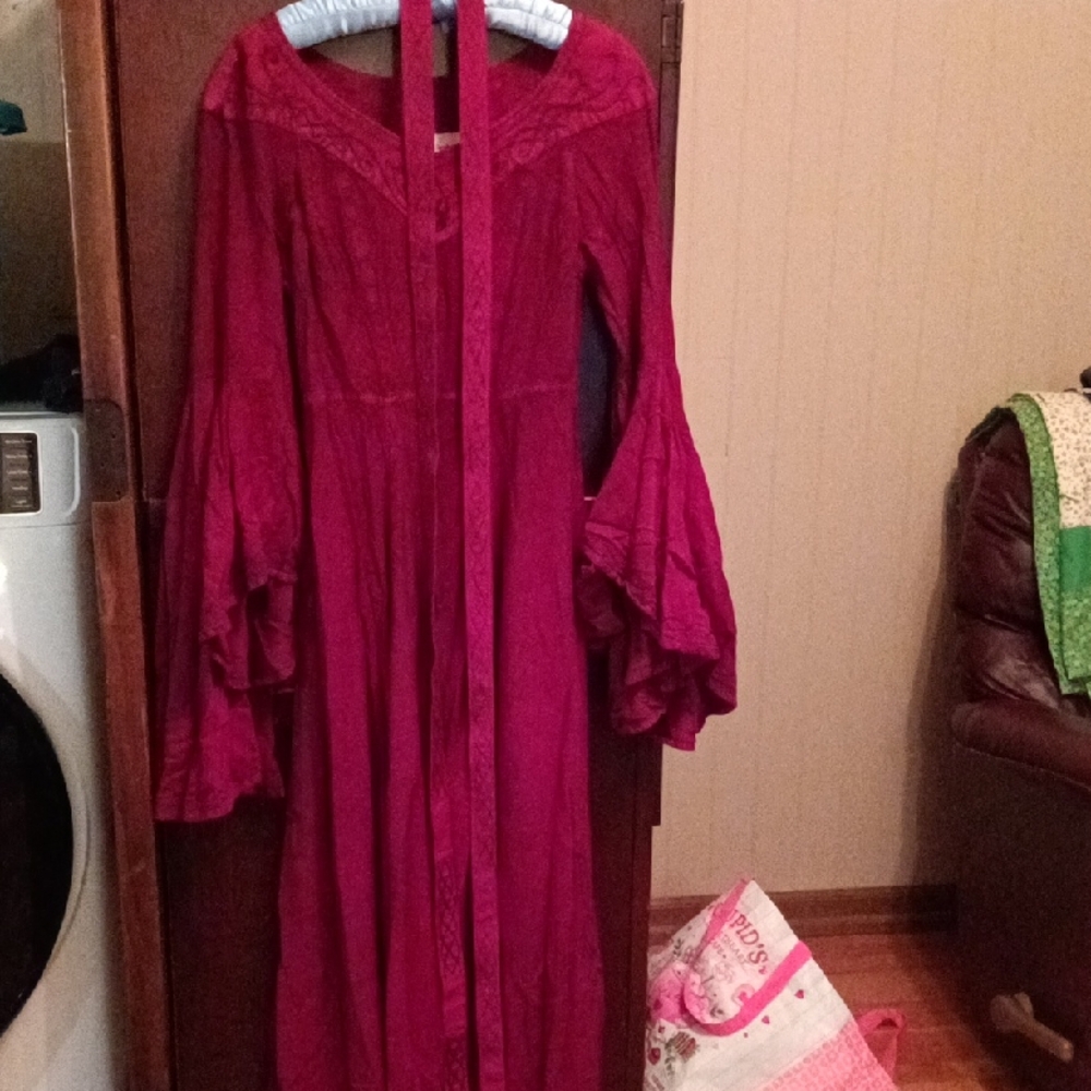 LAST CHANCE Rhaenyra Maxi in Burgundy Wine Holy Clothing